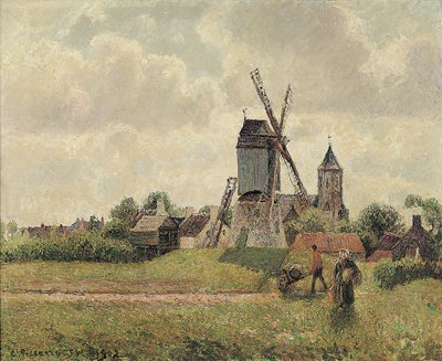 Le Vieux-Moulin à Knokke, 1894 - Camille Jacob Pissarro